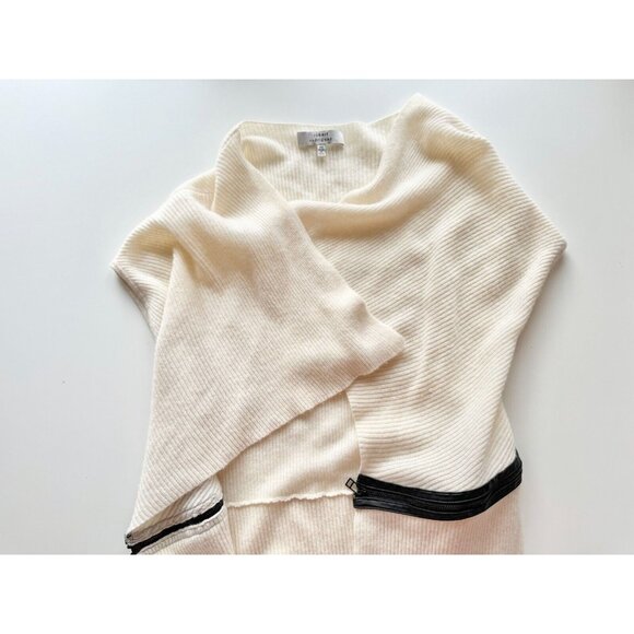 ROBERT RODRIGUEZ Cream Wool Cashmere Knit Zipper Wrap Cardigan Sweater, Size XS - Picture 7 of 16